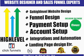 setup gohighlevel workflow automation, funnel, website expert