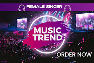 sing american female vocal, proofread lyric, song editing, beat maker, raw vocal