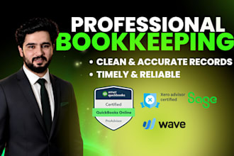 be your bookkeeping expert in xero, quickbooks and sage