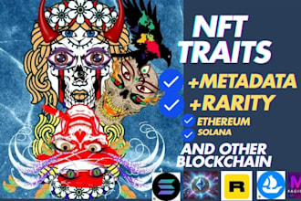 draw cool nft traits and characters