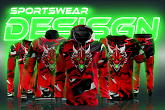 design jerseys, hoodies, and tracksuits for you