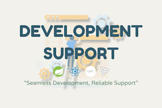 provide development support for reactjs, nextjs, spring, and react three fiber