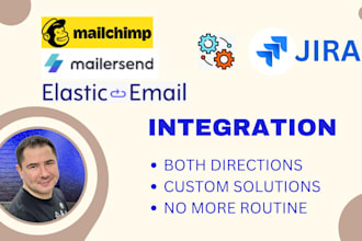integrate jira with mailchimp, mailersend, elastic email