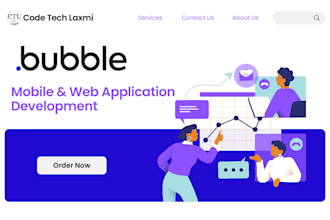 do custom applications for your business using  bubble io
