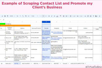 be your virtual assistant and partner for your business