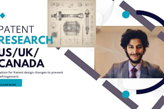 do a patent research for you in US UK australia and canada