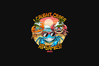 make awesome crabs and seafood logo