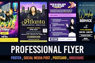 ai event, business flyer, show poster and postcard maker