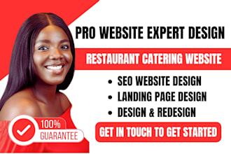 restaurant website food catering website food cafe website food truck website