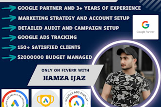 audit, setup and optimize google ads campaigns for ecommerce and local business