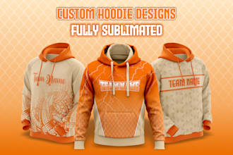 do all over sublimation hoodie sweatshirt clothing design