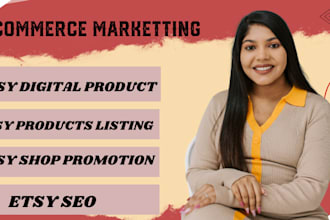 do etsy digital product listing, etsy shop promotion, etsy SEO account creation