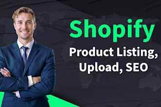 do professional shopify product listing, product upload and data entry services