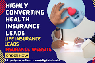 generate health insurance leads life insurance leads insurance website