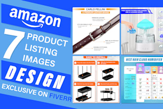design custom amazon listing images and product photos to convert