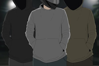 make 2d character illustrations