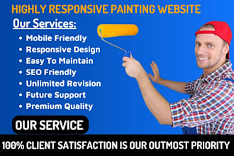 painting website plumbing website and renovation website wordpress