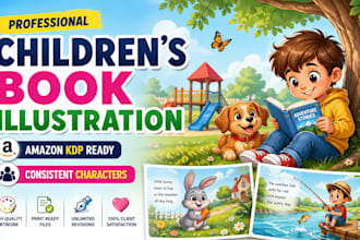 book illustration children story book illustration   christian book illustration
