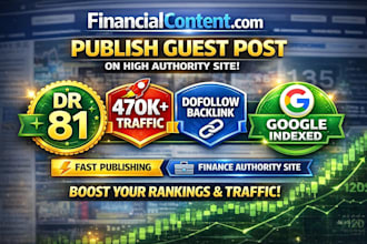 publish guest post on financialcontent dofallow backlink