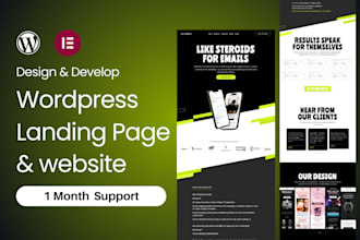 create wordpress landing page elementor, elementor landing page using elementor