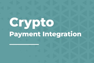 integrate crypto payment gateway btc, usdt, coinpayments or API