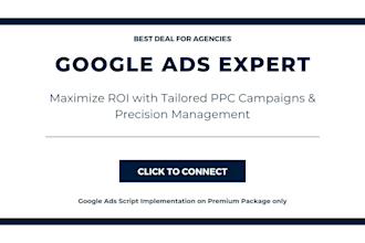 be google ads expert for setup, optimize and manage search ads and ppc campaign