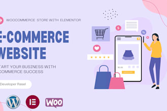 design your woocommerce store with elementor on wordpress for ecommerce success