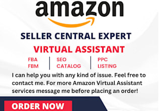 be your expert amazon virtual assistant, private label, fba