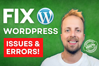 fix wordpress issues, bugs, errors or customization