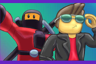 draw your roblox avatar or thumbnail in my art style