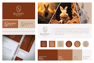 do custom logo and premium brand identity with complete branding kit