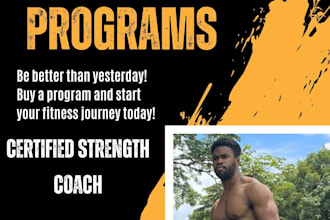 write a training program