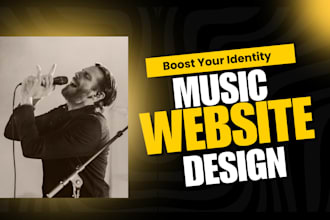 design beat maker website, dj website, record label website, artist website