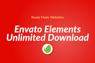 provide you envato assets of your choice