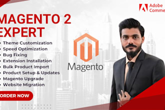 design, develop, and fix your magento and magento 2 website