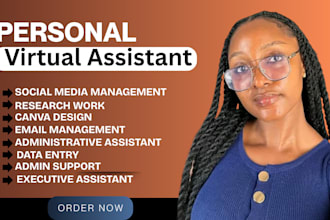 be your administrative, executive virtual assistant and social media manager