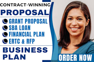 grant proposal sba loan investor ready business financial plan model ertc rfp
