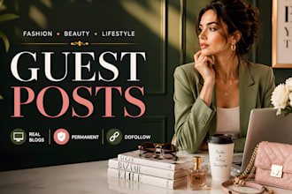 publish beauty guest post lifestyle backlinks fashion blogs