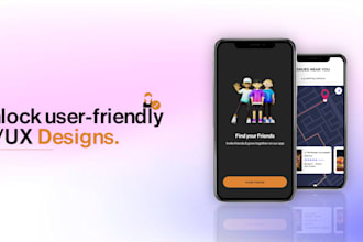 do engaging, user friendly mobile app UI UX design, figma design