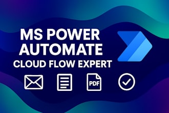 create a power automate cloud flow as per your needs for automation