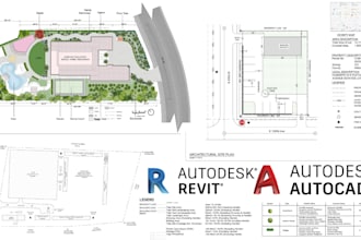 draw your 2d site plan, landscape plan, and architectural plot plan