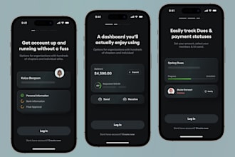 build financial tracking app, business credit scoring app, invoice financing app