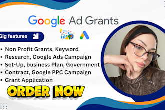 setup manage google ad grants optimize ppc campaign for non profit ngo website