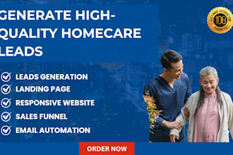 homecare leads homecare SEO website assisted living website healthcare website