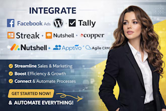 integrate facebook ads wordpress tally streak nutshell copper apptivo agile CRM