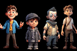do action figure, 3d miniature, 3d toy, 3d mini figure, bjd, funko pop 3d model