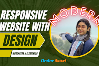create a professional, tourism website with modern design