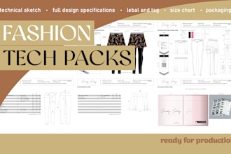 design golf and tennis clothing line and fashion tech packs