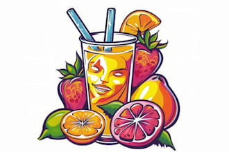 make dynamic greatest juice logo