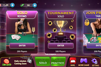 do 2d game ui design